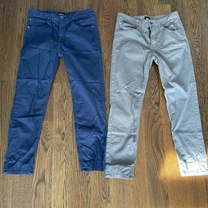 Hudson Boys Navy and Gray Pants Size 20 Brand new